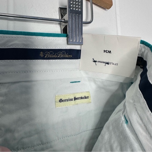 NWT Brooks Brothers Seersucker Bermuda Shorts - Picture 5 of 9